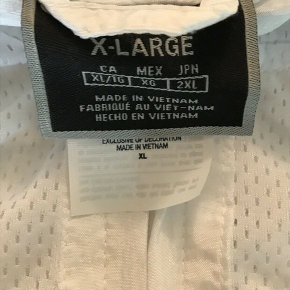 Champion Warm Up Jacket Nylon Pullover Womens White NWT - Picture 11 of 11